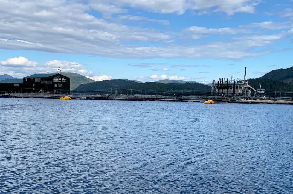 Cermaq Canadas Venture Point-farm er påvirket av den kanadiske regjeringens beslutning om å stanse oppdrett av laks på Discovery Islands.