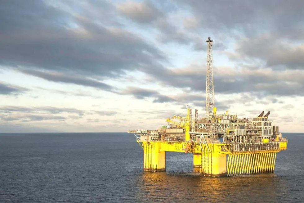On site: the Troll C platform off Norway