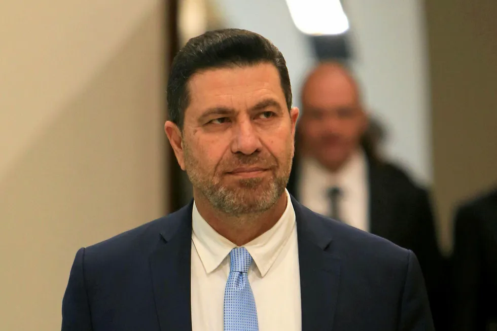 Lebanon well woe: Minister of Energy Raymond Ghajar