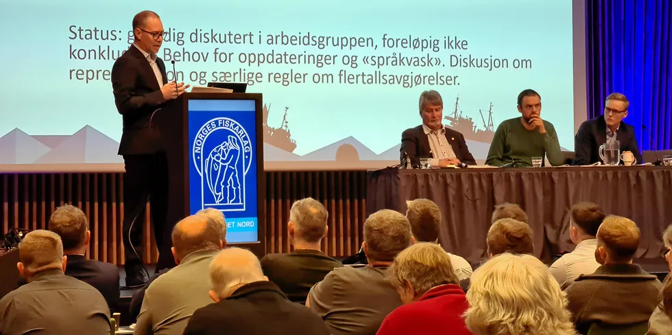 Årsmøtet til Fiskarlaget Nord i Tromsø, 15. september 2022.