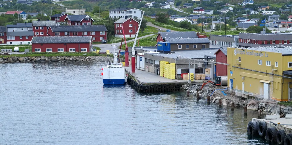 I Båtsfjord er det startet et nytt fiskeriselskap. Her Båtsfjord havn i Finnmark.