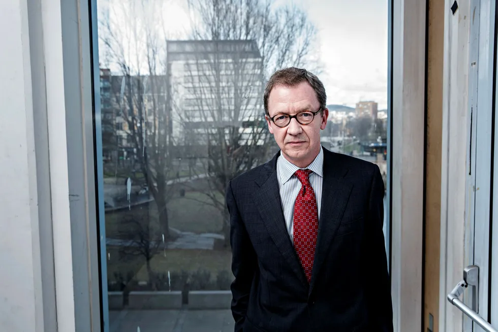 Administrerende direktør Idar Kreutzer i Finans Norge mener det er bra med en bedre vurdering av økonomisk klimarisiko. Foto: Aleksander Nordahl