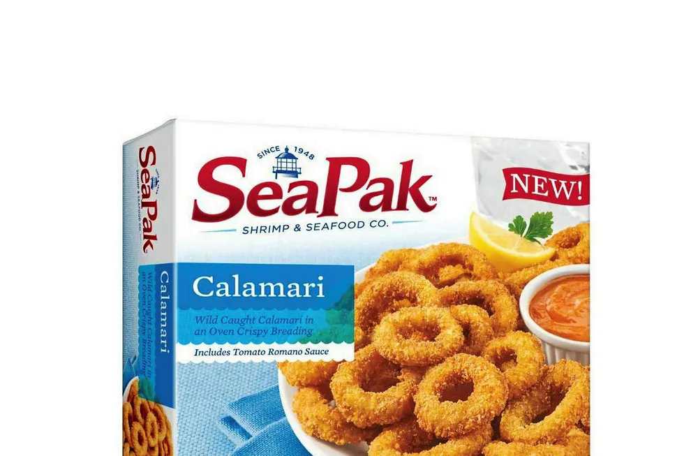 SeaPak targets new breaded Calamari line at wide audie. SeaPak, Calamari.