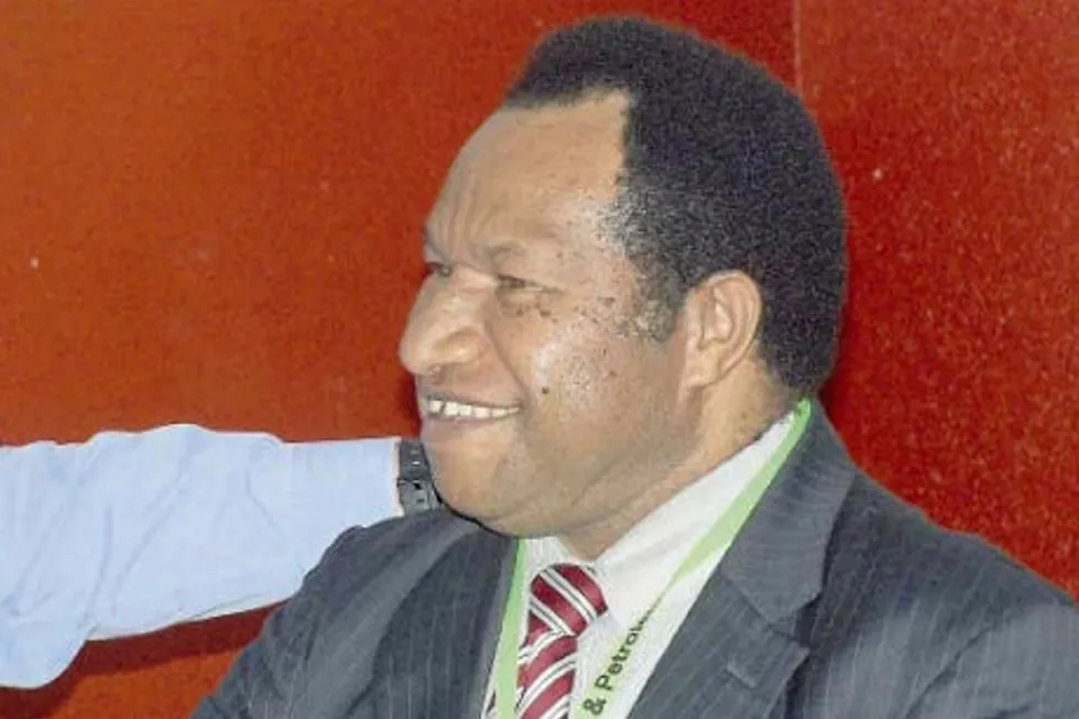 Licence revoked: former PNG Petroleum & Energy Minister William Duma
