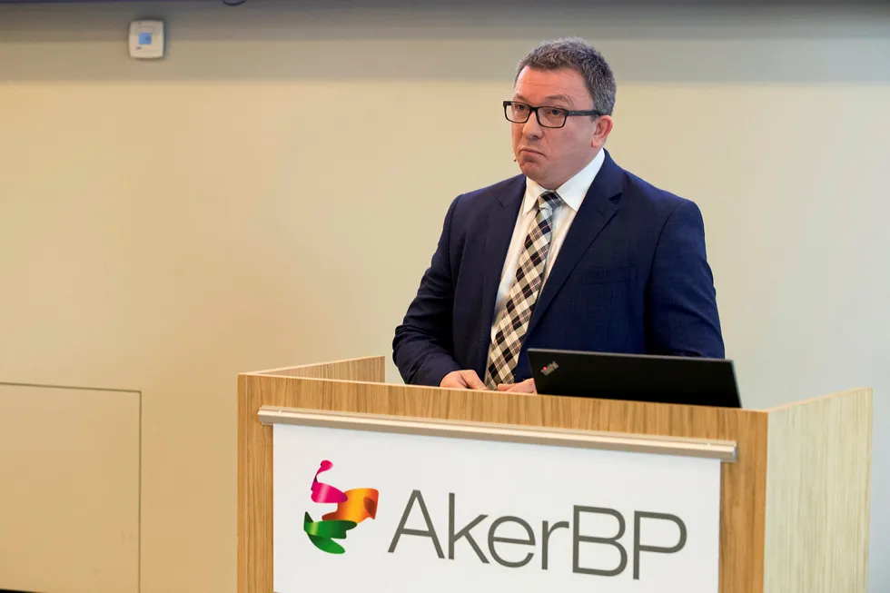 Strategic alliance: Aker BP chief executive Karl Johnny Hersvik said his company was pleased to expand its cooperation with BP