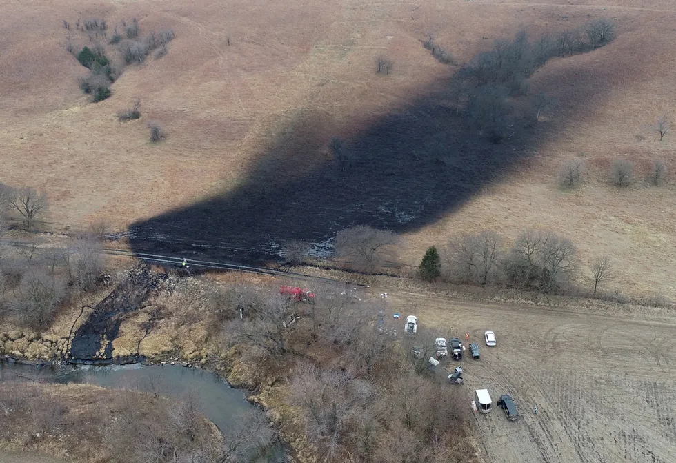 Recovery efforts: TC Energy is working to recover 14,000 barrels of oil spilled from the Keystone Pipeline near Washington, Kansas.