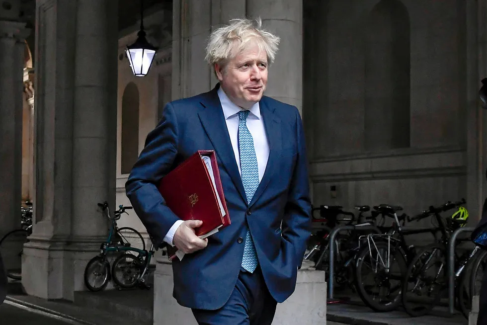 Funding pledge: UK Prime Minister Boris Johnson
