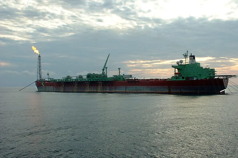 New owner: The Sendje Berge FPSO operates on the Okwori field offshore Nigeria.