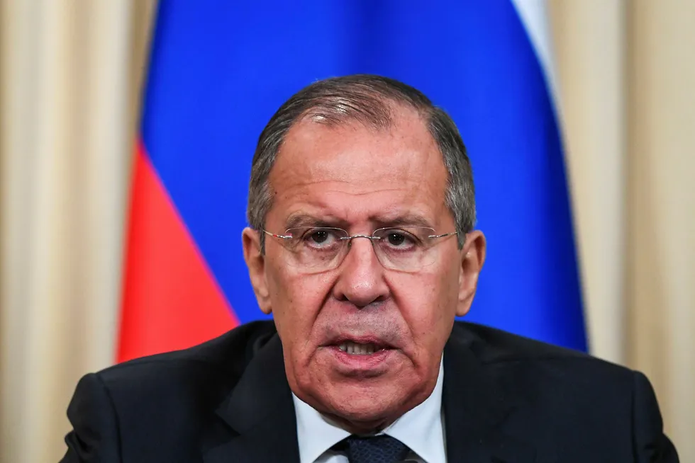 Russlands utenriksminister Sergej Lavrov. Foto: Kirill Kudryavtsev, AFP/NTB Scanpix