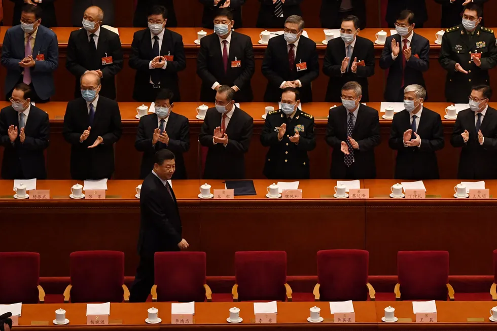 President Xi Jinping synes å ha full kontroll over Folkekongressen som startet før helgen.