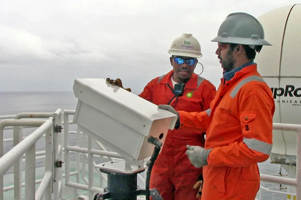 Field work: BP using VISR technology to monitor flaring at the PSVM facility in Angola