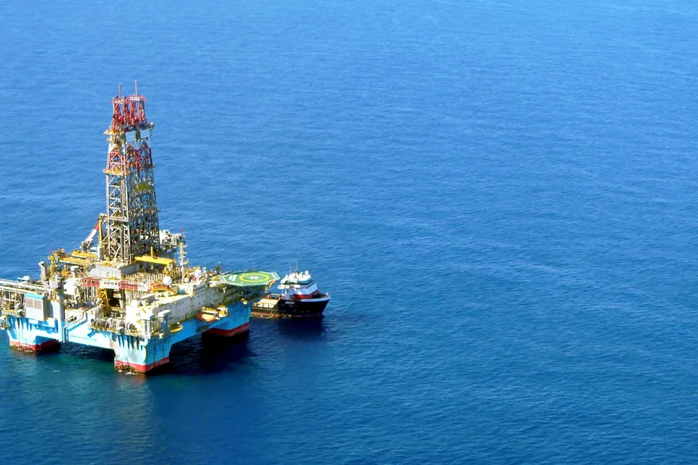 Offshore well: the Sloanea-1 well was drilled using the semi-submersible Maersk Developer