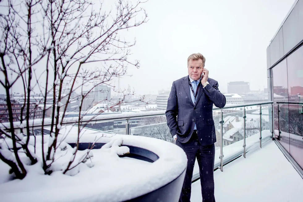 Gunnar Bjørkavåg slutter etter 18 år som konsernsjef i NHST Media Group. Foto: Javad Parsa