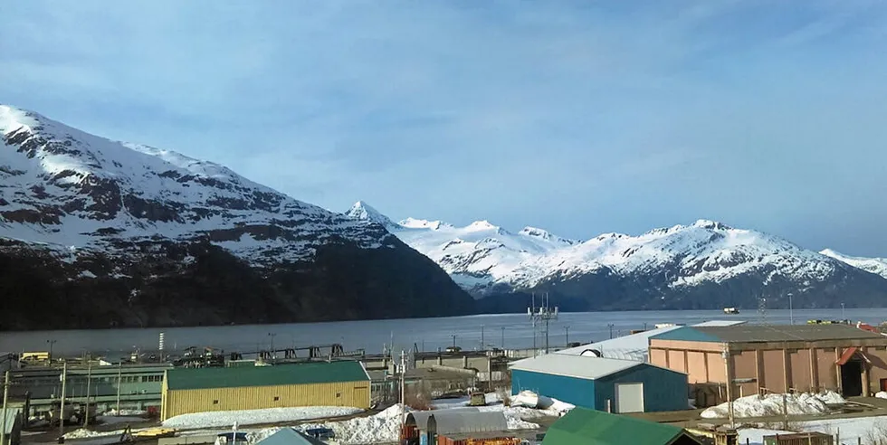 Whittier Seafood processing operations in the remote town of Whittier, Alaska.