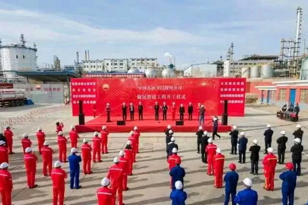 Ceremony: PetroChina is building China’s first pipeline for green hydrogen