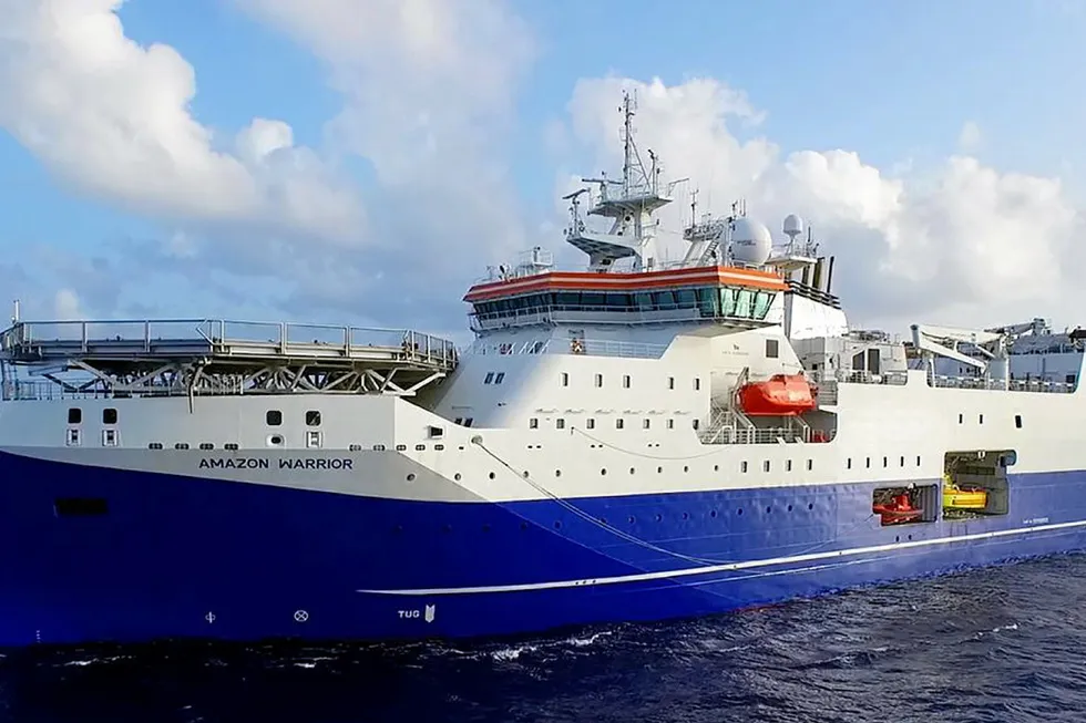 Seismic acquisition: workscope is labelled as a“large time-lapse seismic imaging project” to be carried out by one of survey vessels such as the Amazon Warrior (pictured).