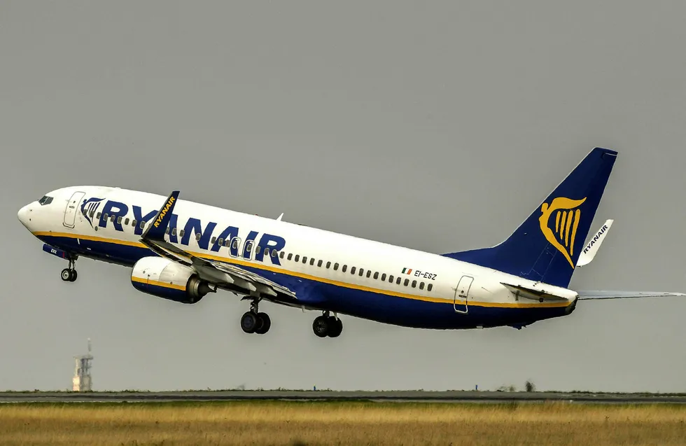 Torsdagens kjennelse innebærer at Ryanair ikke kan kreve at liberale irske arbeidslover gjelder for kabinansatte som har base i Belgia. Foto: AFP PHOTO / PHILIPPE HUGUEN / NTB Scanpix