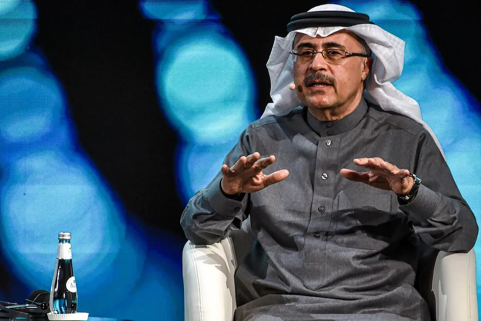 Contracts on offer: Saudi Aramco chief executive Amin Nasser