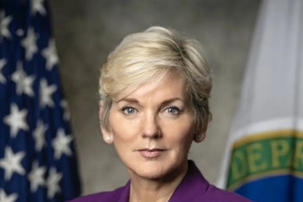 US Secretary of Energy Jennifer Granholm.