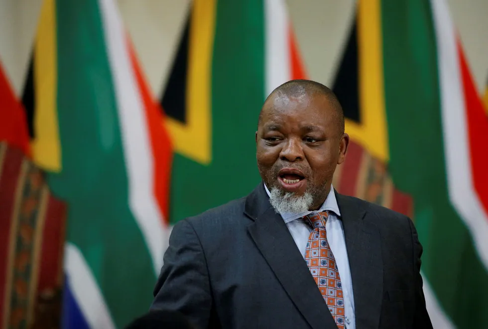It's a gas: Gwede Mantashe, South Africa's Minister for Mineral Resources & Energy
