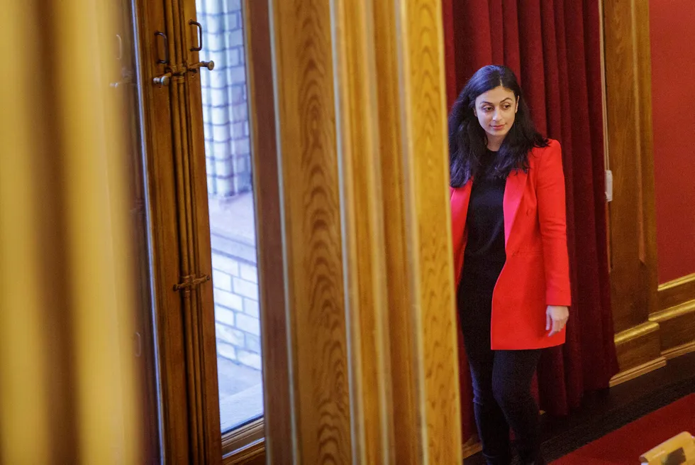 Ap-nestleder Hadia Tajik har lite å glede seg over i januarmålingen Sentio har utført for DN.
