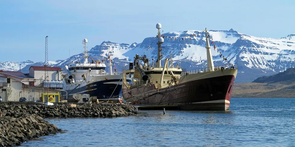 RESSURSAVGIFT: På Island kan ressursavgift ses på som en kompensasjon for at kvotene til havfiskeflåten er konsentrert på få selskaper. De 25 største fiskeriselskapene på Island kontrollerte hele 76 prosent av kvoteverdiene i 2013.