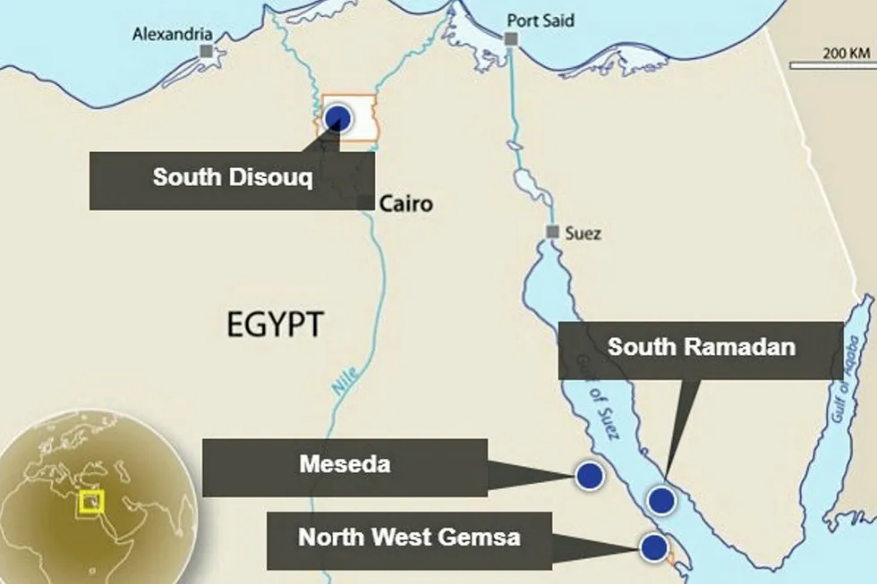Egypt well: under way for SDX
