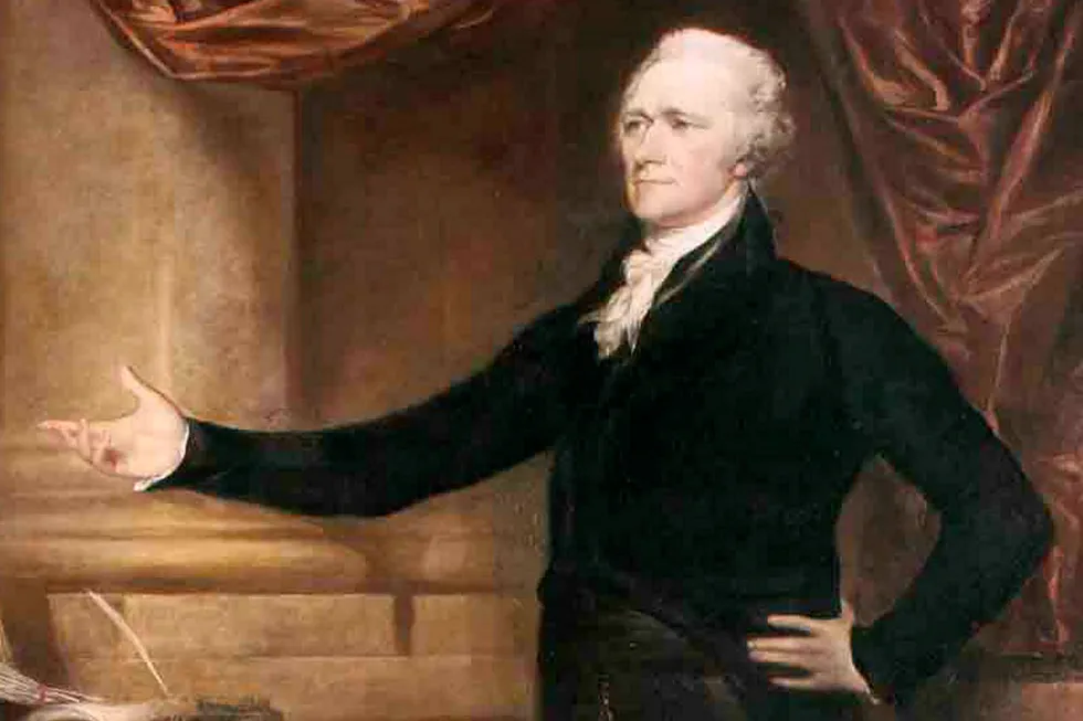 Alexander Hamilton, USAs første finansminister i 1789