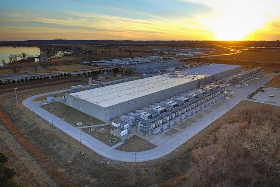 A Google data centre in the US.