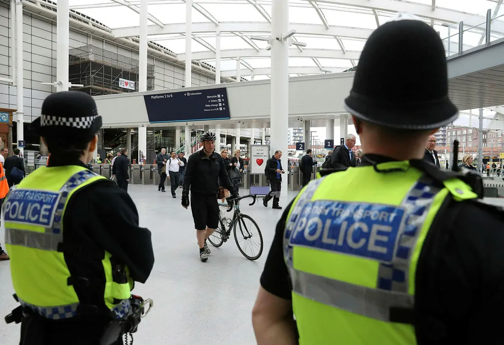 Victoria-stasjonen i Manchester er gjenåpnet, over en uke etter terrorangrepet. Foto: Owen Humphreys