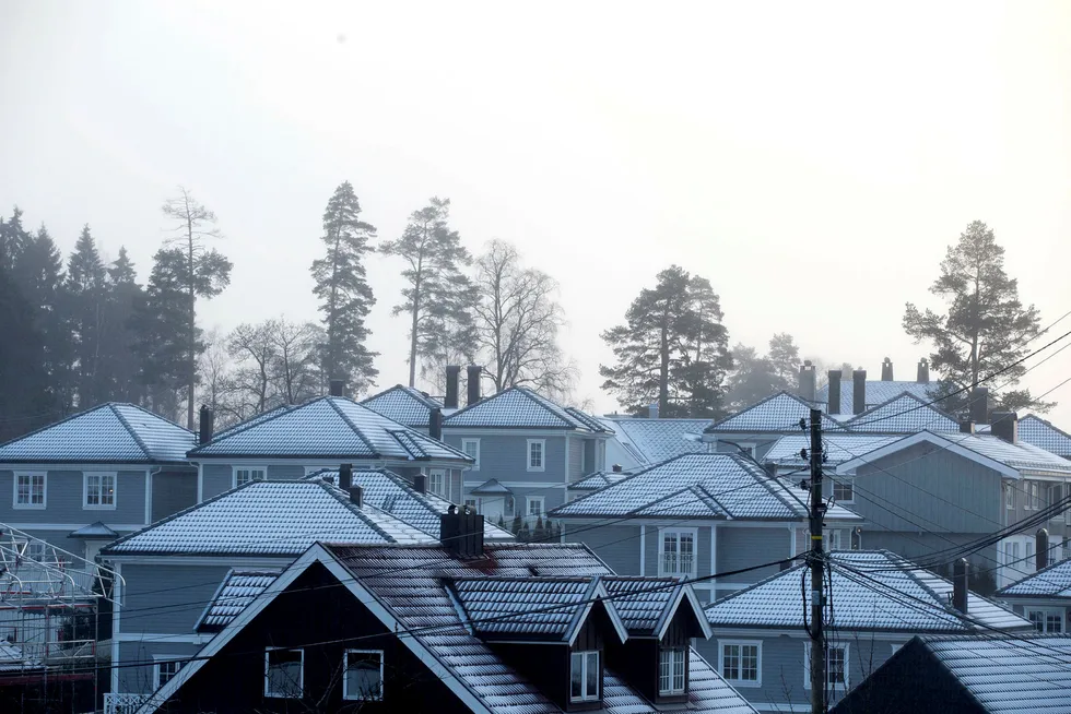 Illustrasjonsfoto, boliger på vestkanten i Oslo. Foto: Fredrik Solstad