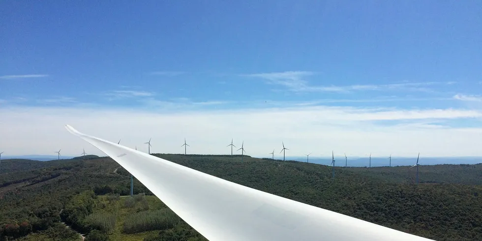 Invenergy's Beech Ridge wind farm in West Virginia.