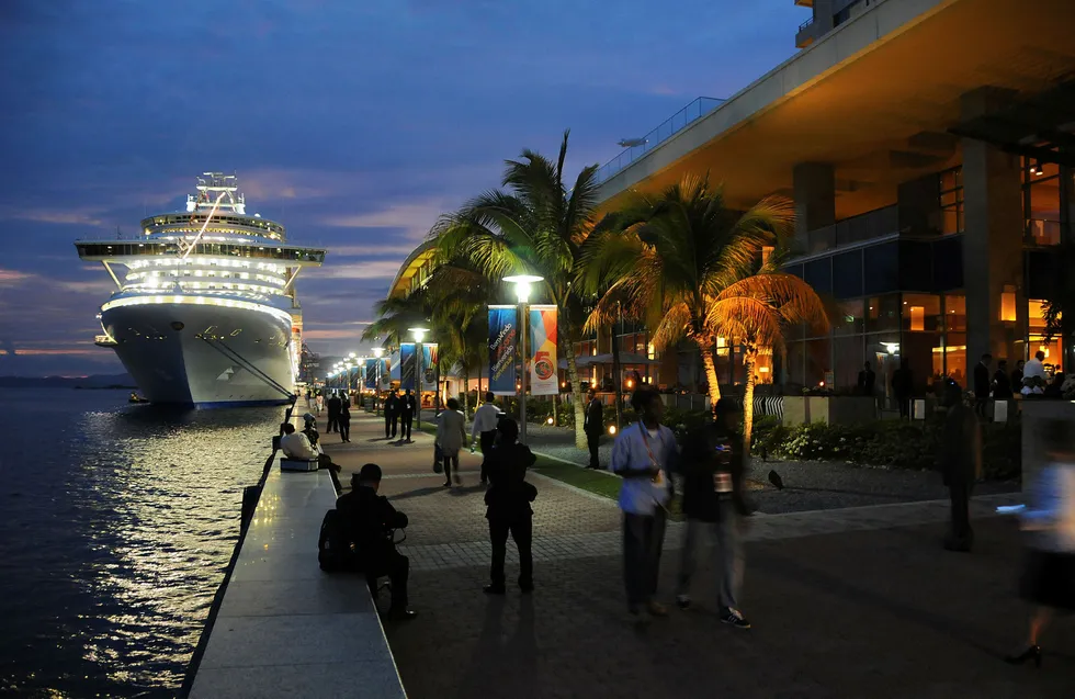 Strandpromenaden i hovedstaden Port of Spain i Trinidad og Tobago. Foto: Mariana Suarez/AFP/NTB Scanpix
