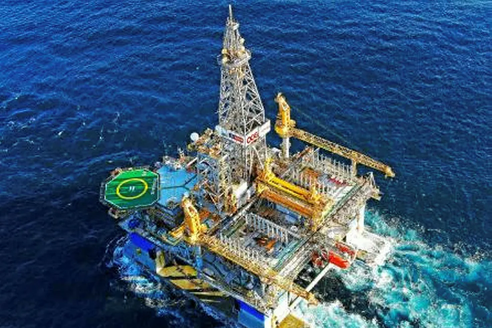 In Demand: the semisub Delba III is set for drilling off Mexico