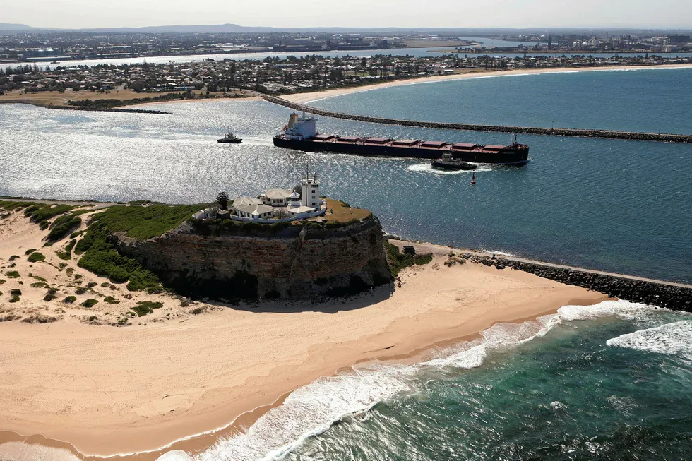 Planned import site: the Port of Newcastle in New South Wales
