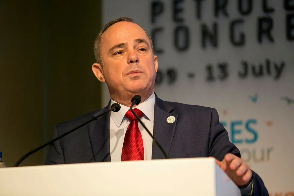 Yuval Steinitz, Israel's Minister of National Infrastructure, Energy & Water Resources