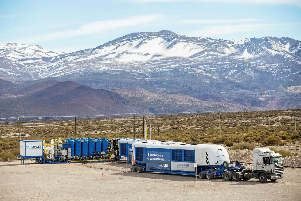 Connecting remote areas: a unit of Galileo Technologies' Gas 3.0 distribution system the Vaca Muerta shale in Argentina