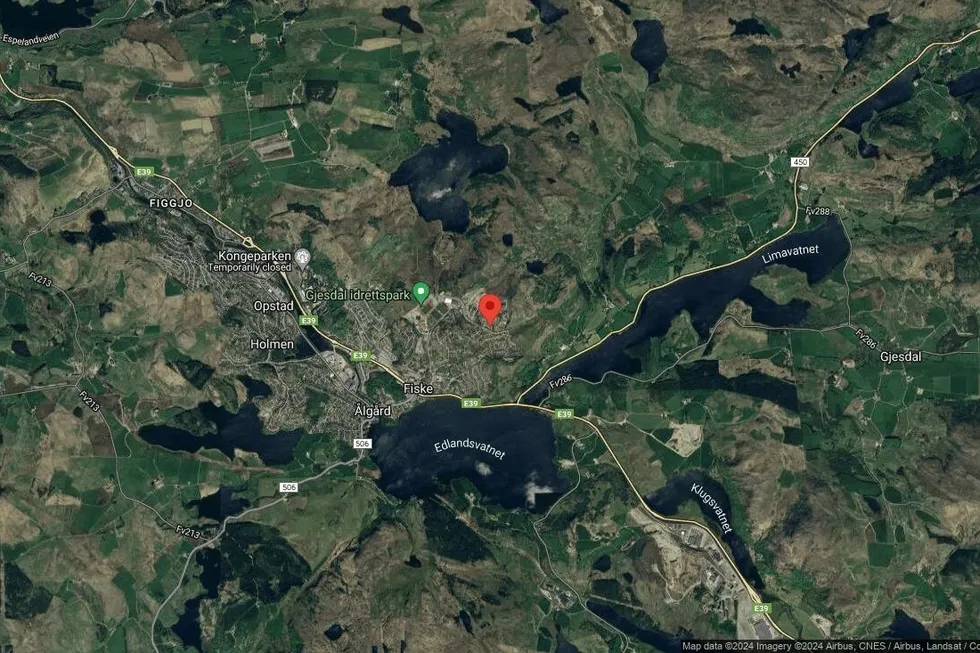 Området rundt Varafjellstubben 9, Gjesdal, Rogaland