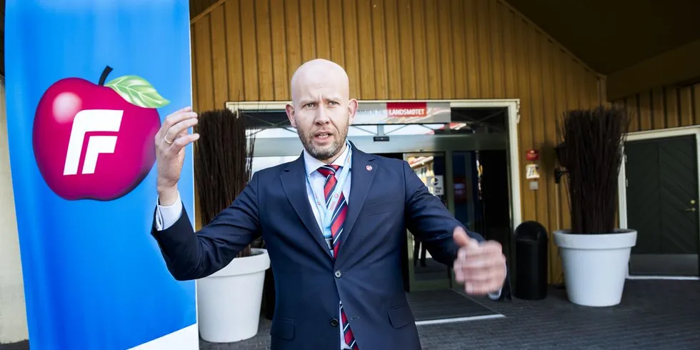 Olje- og energiminister Tord Lien er naiv i sytt syn på oljeboring, mener FBFI. Foto: Klaudia Lech