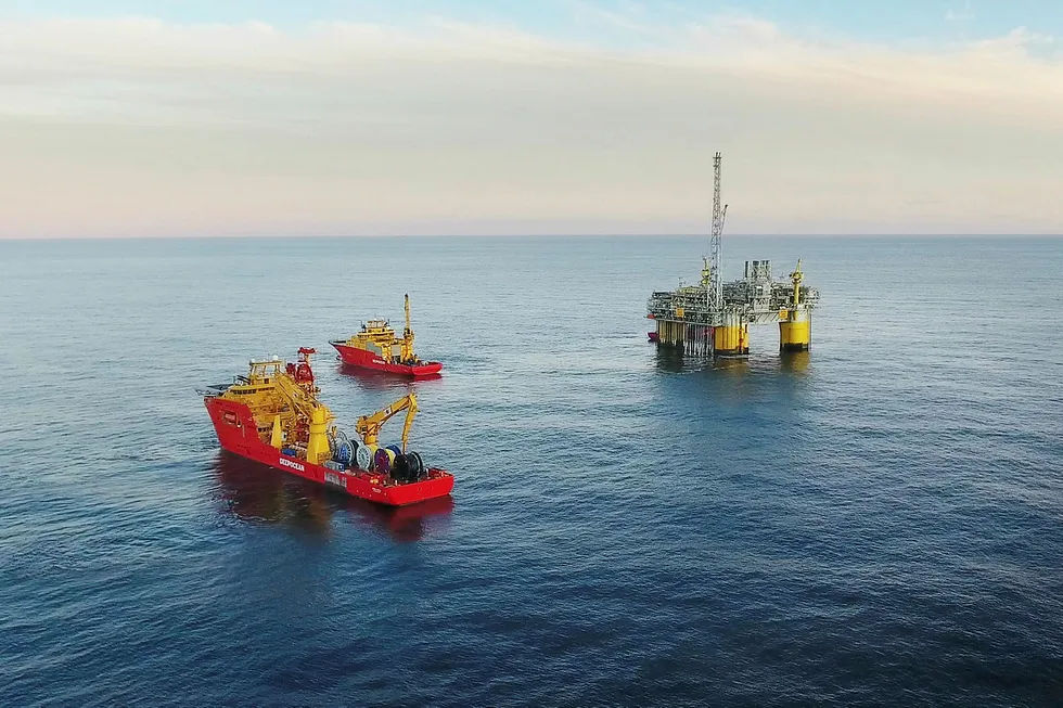 Undervannsoppdrag og relaterte ingeniørtjenester er Deepoceans aktivitet, mye drevet fra Haugesund. Havvind utgjør nå 30 prosent av omsetningen. Foto: DeepOcean