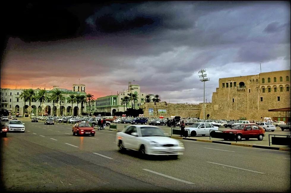 Centre point: the Libyan capital, Tripoli