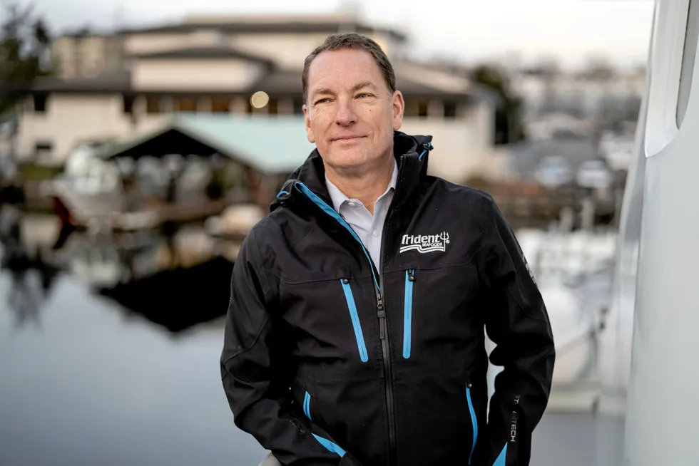 Trident Seafoods CEO Joe Bundrant blames 'rate and pace at which markets are collapsing' for delay in construction of new Alaska pollock processing plant.