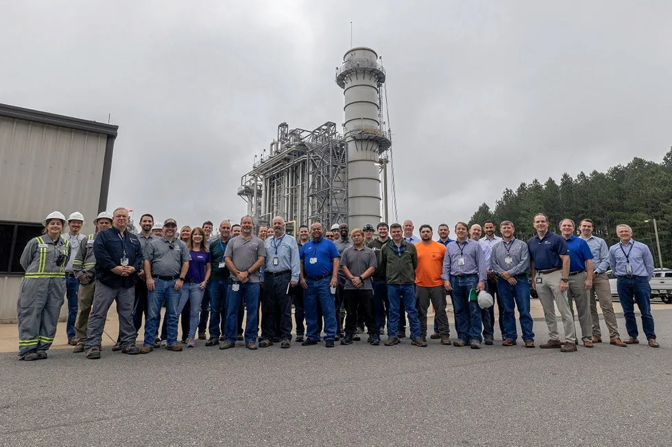 Constellation's team at the Hillabee gas-fired power station in Alabama.