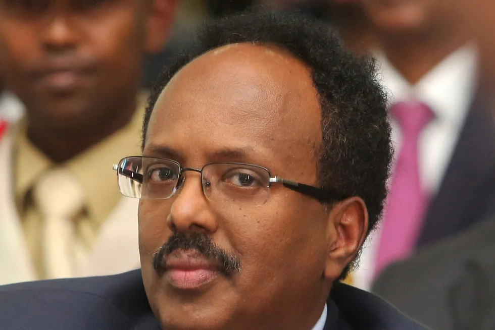 Controversial: Somalia's President Mohamed Abdullahi Farmajo has said seven contracts for offshore acreage signed by Coastline in February are illegal