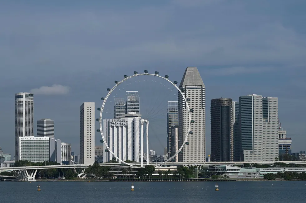 Downtown Singapore: the city state is a potential export destination for green hydrogen