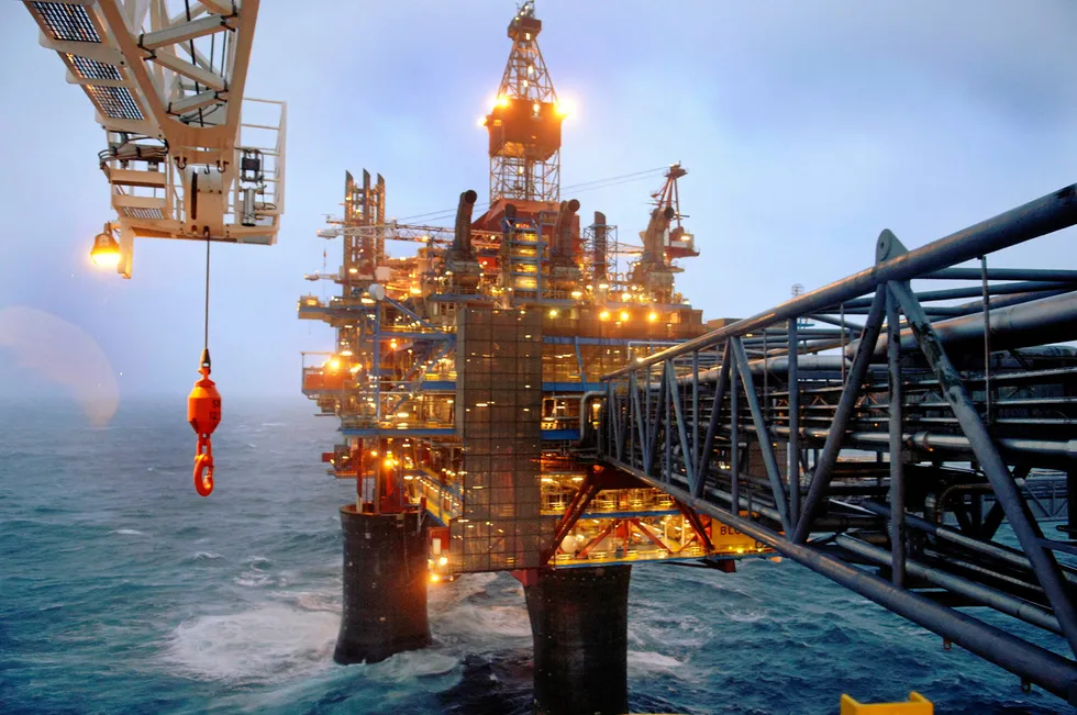 Licensing ‘on hold’: an oilfield off Norway.