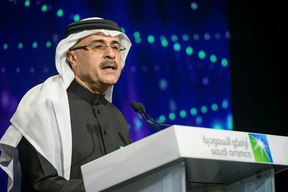 Eyes on Zuluf: Saudi Aramco chief executive Amin Nasser