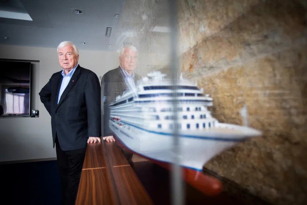 Torstein Hagen er både administrerende direktør og styreleder i Viking Cruises, som han grunnla i 1997.