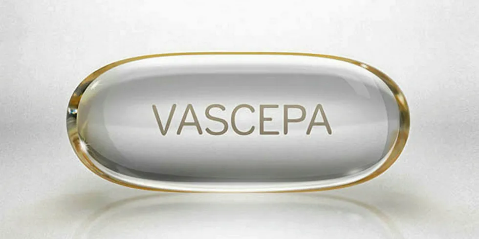 Vascepa omega 3.