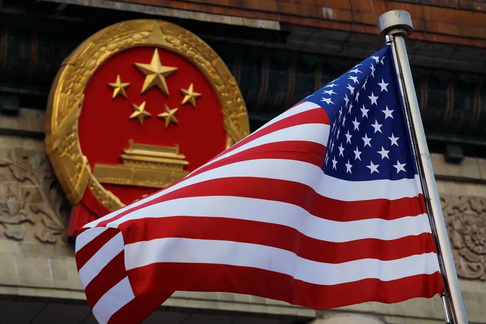 USA og Kina er nå i forhandlinger for å unngå handelskrig. Foto: Andy Wong/AP photo/NTB Scanpix